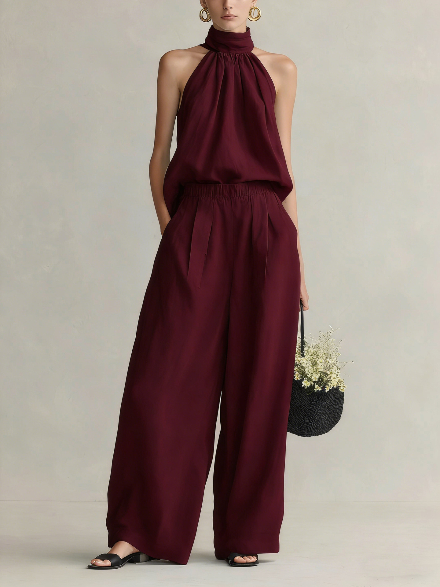 Women's 2026 Summer New Style - Linen Pant Wide avaliação e preço
