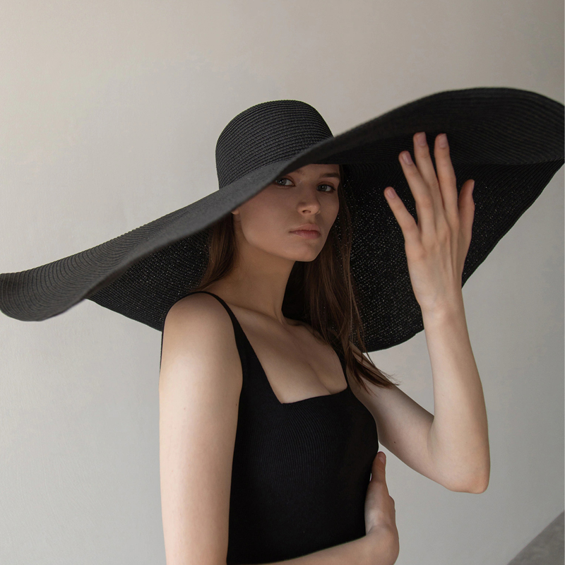 70cm Oversized  Wide Brim Sun  - Hat Floppy Wide avaliação e preço
