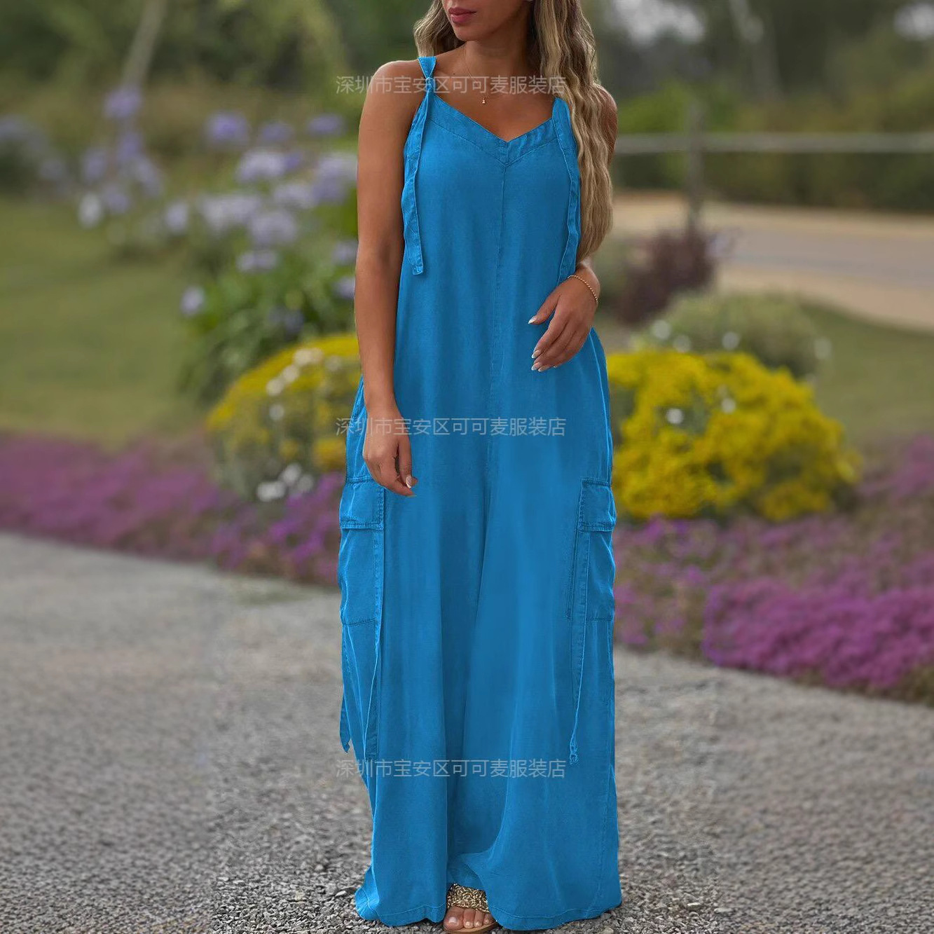 Loose Summer Jumpsuit Casual L - Jumpsuit Linen Relaxed avaliação e preço