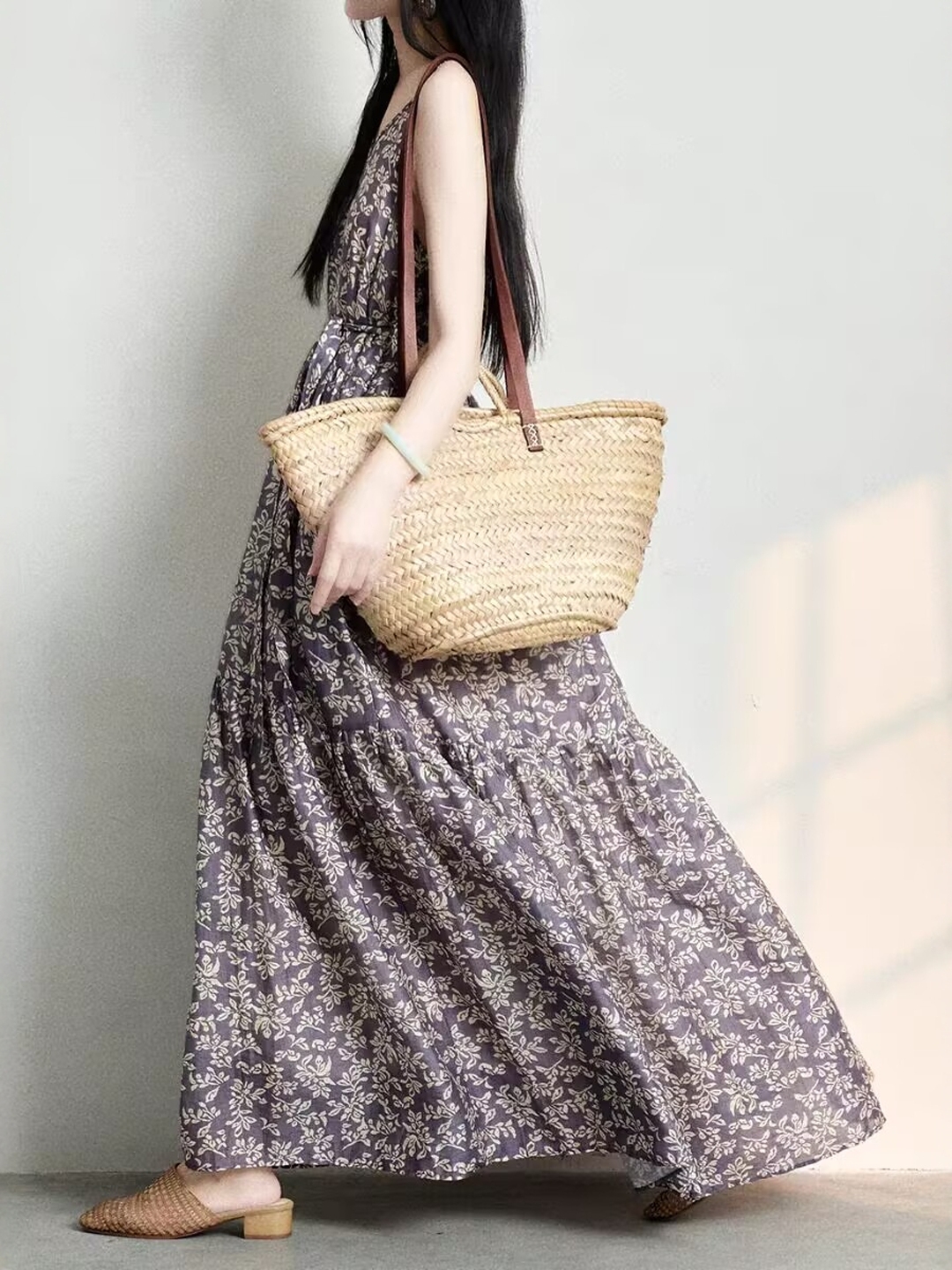 Elegant Japanese Style plus Si - Linen Dress Wrap avaliação e preço