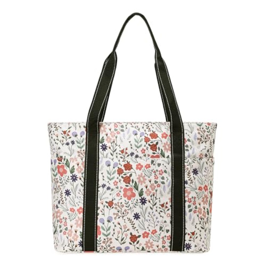 Tote Bag for Women with Laptop - Crop Top Crochet avaliação e preço