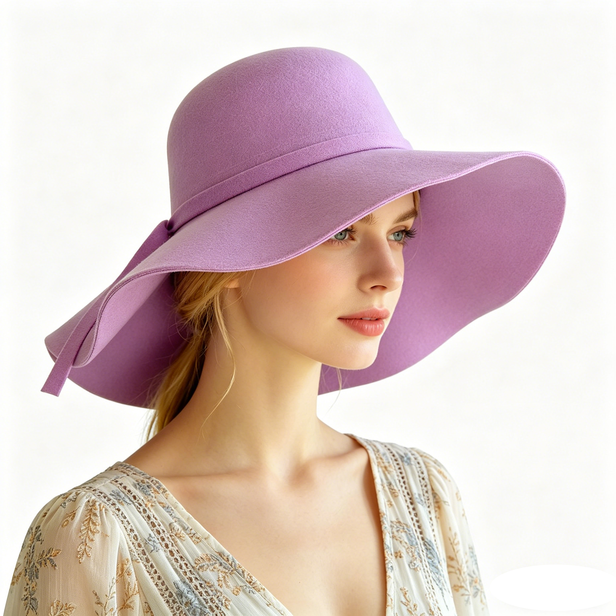 Women Fedora Hat Vintage Lady  - Hat Floppy Wide avaliação e preço