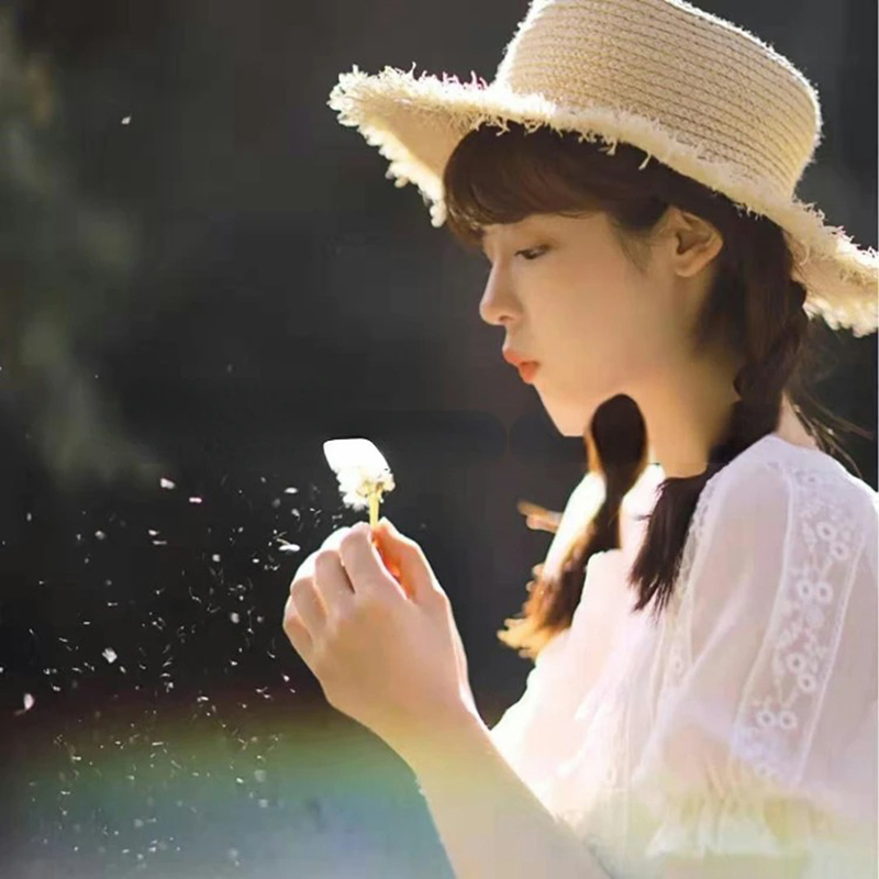 Japanese Cute Raffia Woven Sun - Hat Floppy Wide avaliação e preço