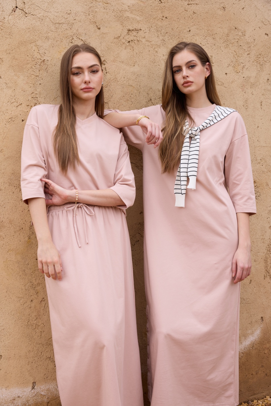 AS SS26 oversize loose T-shirt - Linen Dress Wrap avaliação e preço