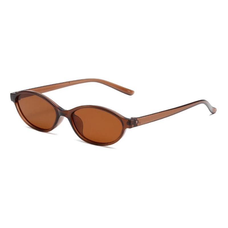 Retro Oval Frame Sunglasses Fa - Sunglasses Cat Eye avaliação e preço