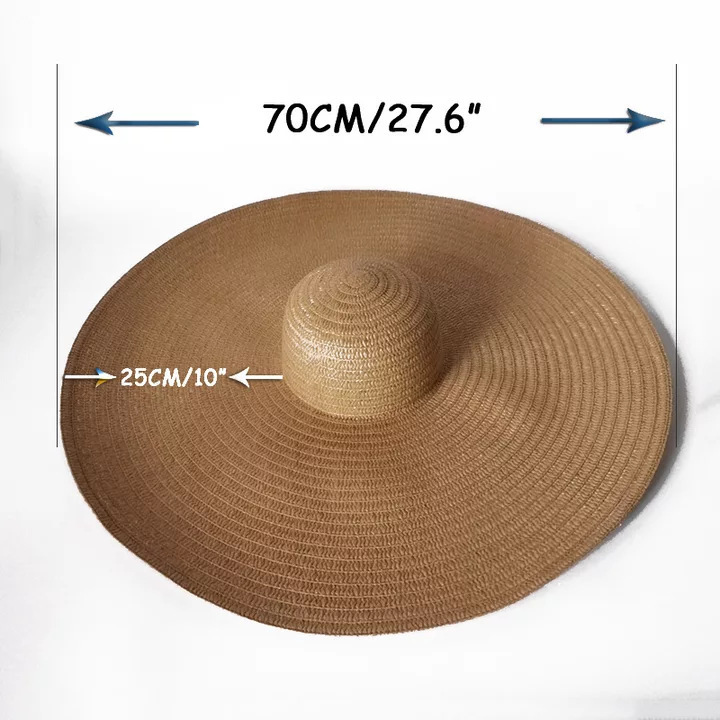 Oversized Beach Straw Hats for - Hat Floppy Wide avaliação e preço