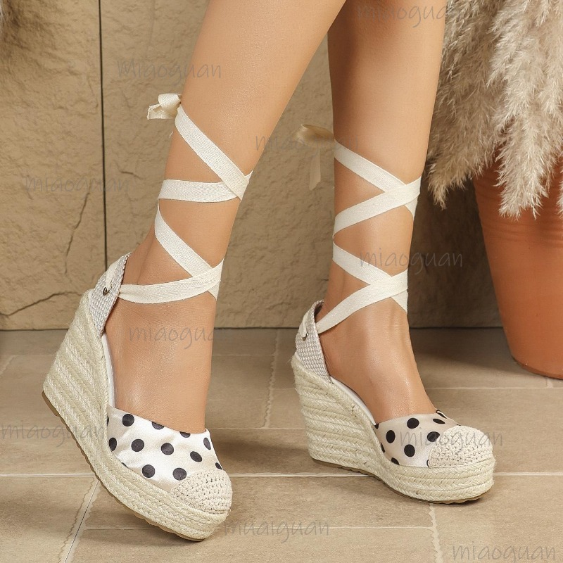 2026 New Spring Summer Women's - Wedge Espadrille Women avaliação e preço