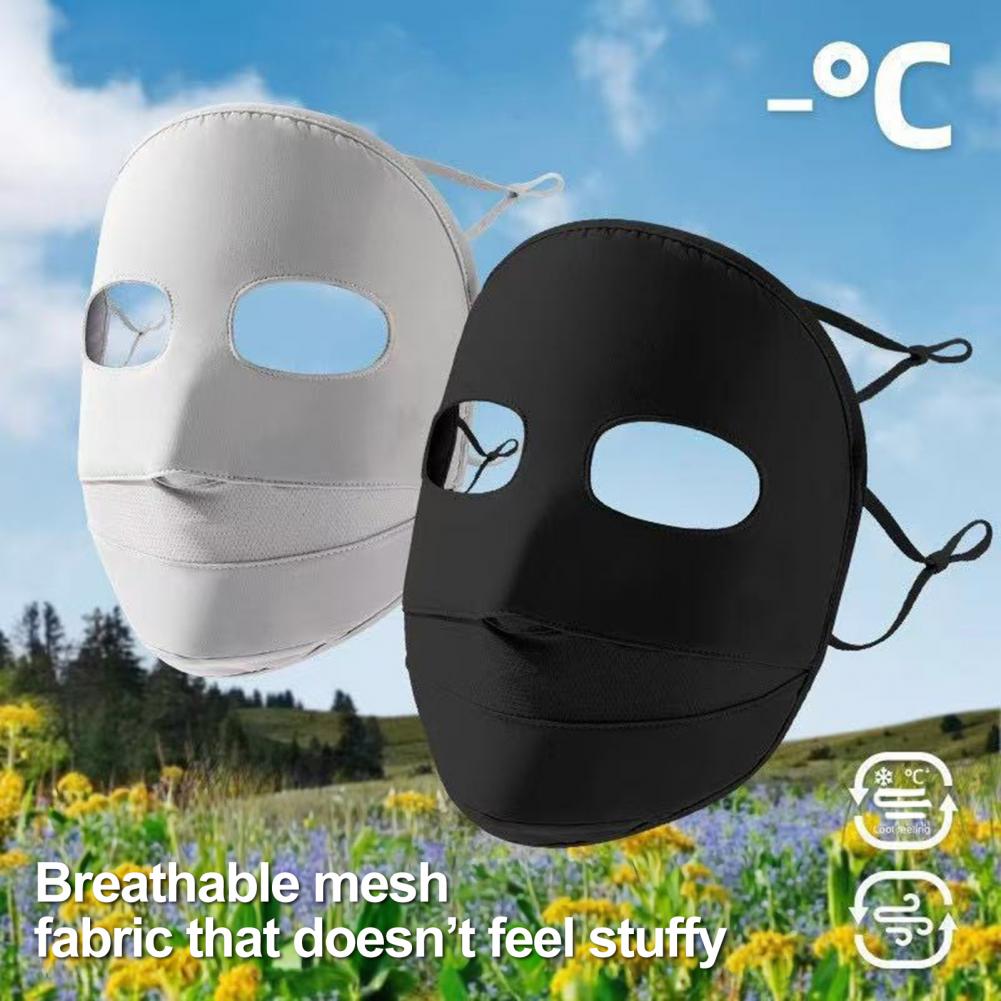 Lightweight Soft Ice Silk Face - Headband Summer Knit avaliação e preço