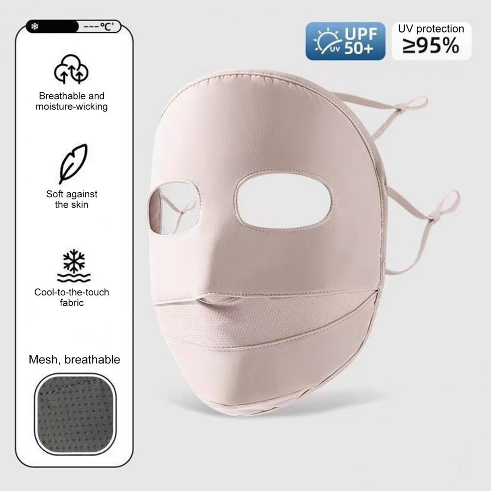 Lightweight Soft Ice Silk Face - Headband Summer Knit avaliação e preço