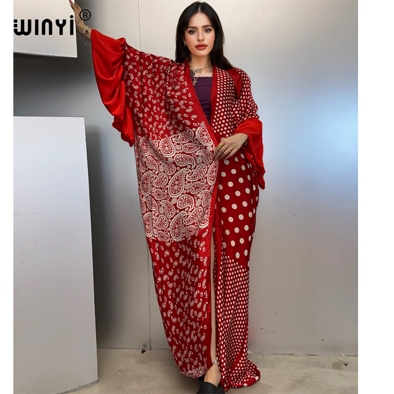 WINYI Summer Kimono party dres - Cover Up Kaftan avaliação e preço