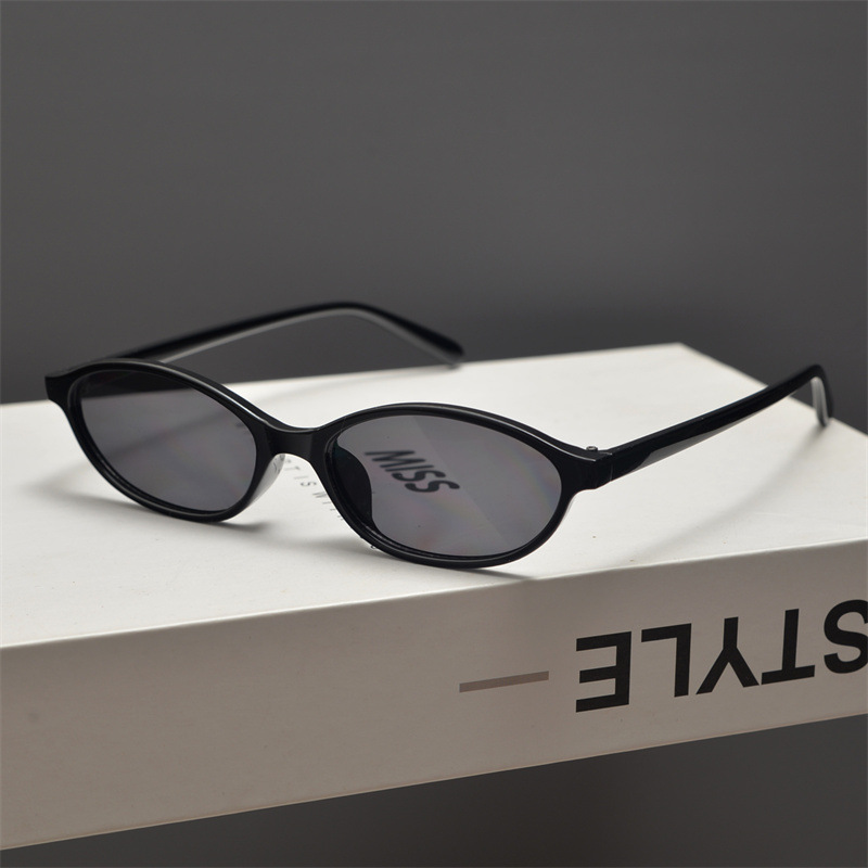 New Retro Oval Cat Eye Sunglas - Sunglasses Cat Eye avaliação e preço