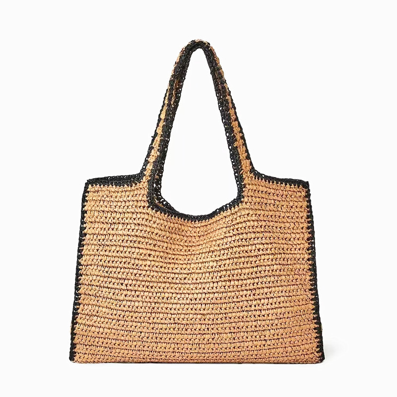 Straw Woven Tote Bags for Wome - Crochet Bag Raffia avaliação e preço