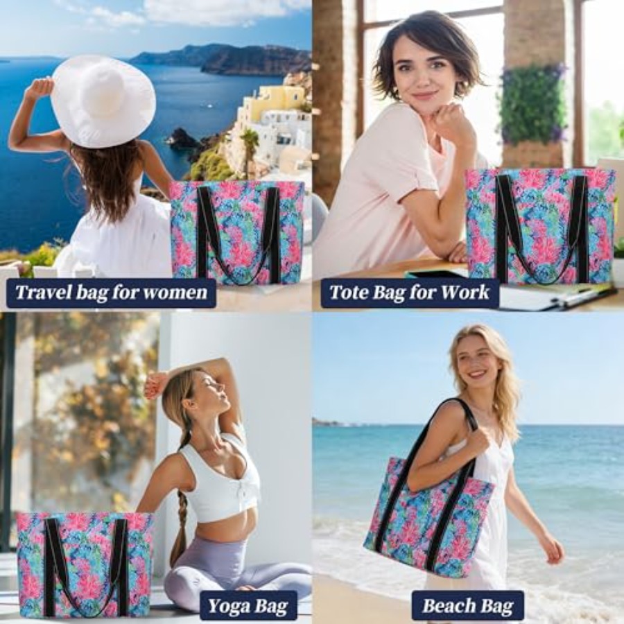 Tote Bag for Women with Laptop - Tote Bag Beach avaliação e preço