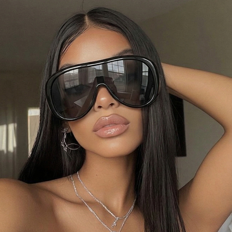 Oversized One Piece Large Fram - Sunglasses Cat Eye avaliação e preço