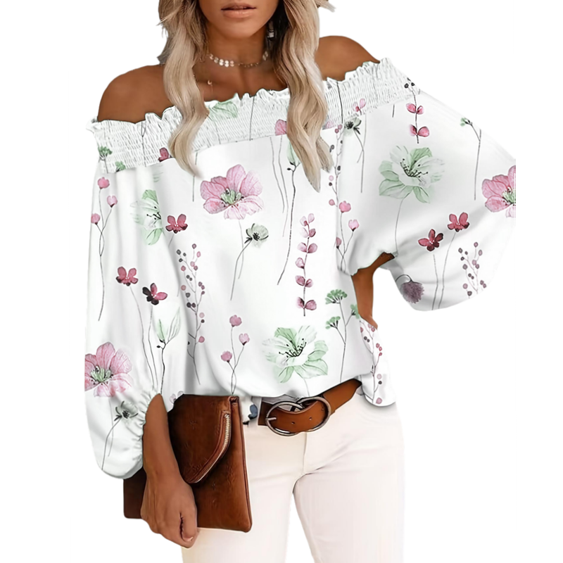 Plus Size New Women's Casual F - Blouse Off Shoulder avaliação e preço