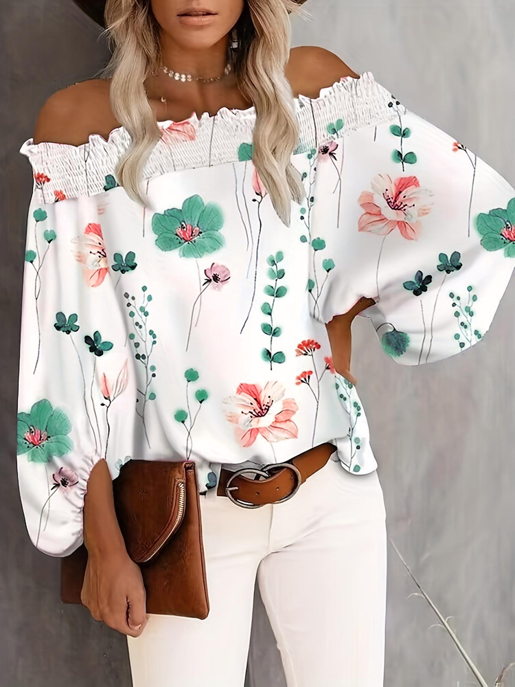 Plus Size New Women's Casual F - Blouse Off Shoulder avaliação e preço