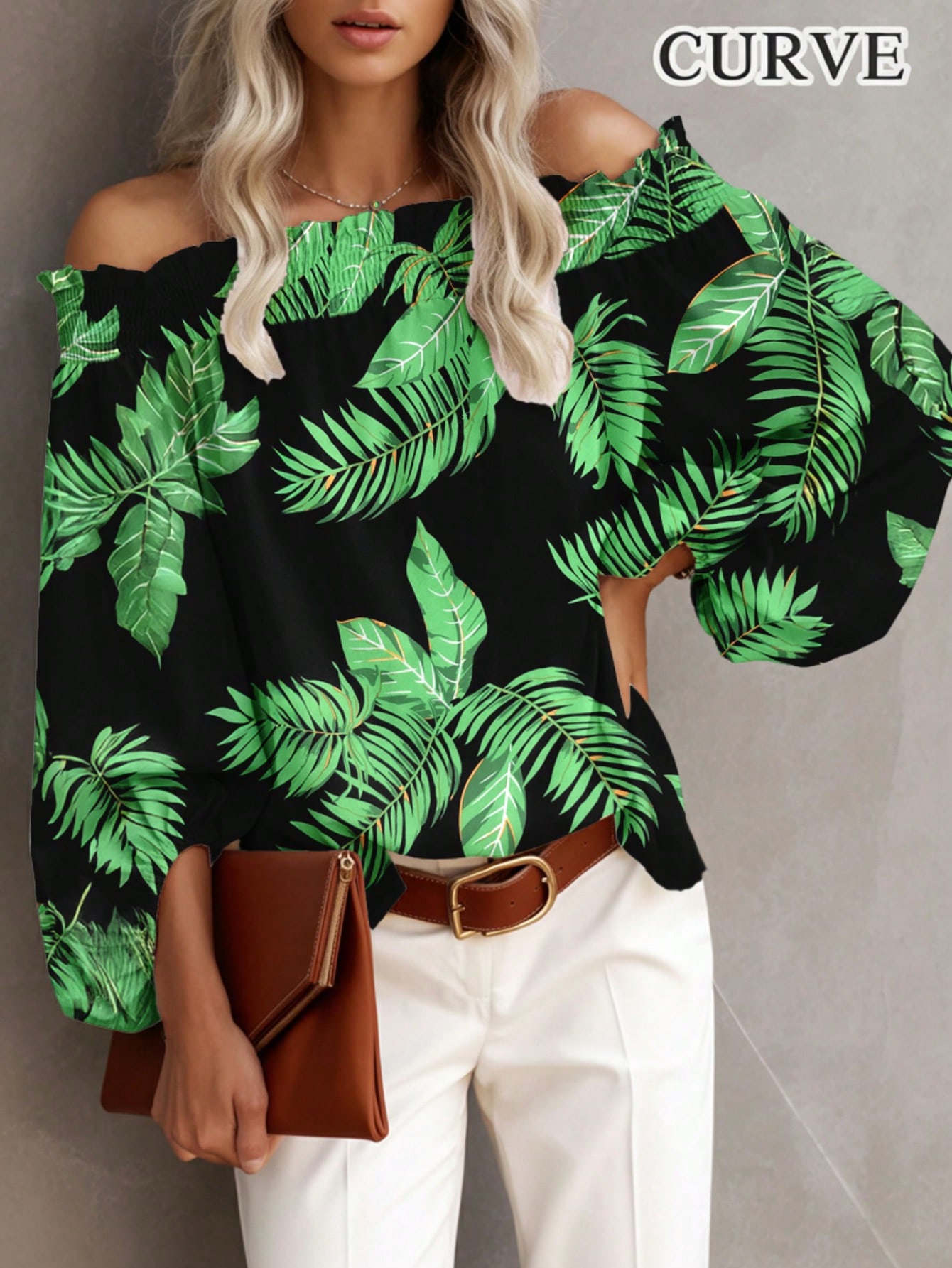 Plus Size New Women's Casual F - Blouse Off Shoulder avaliação e preço