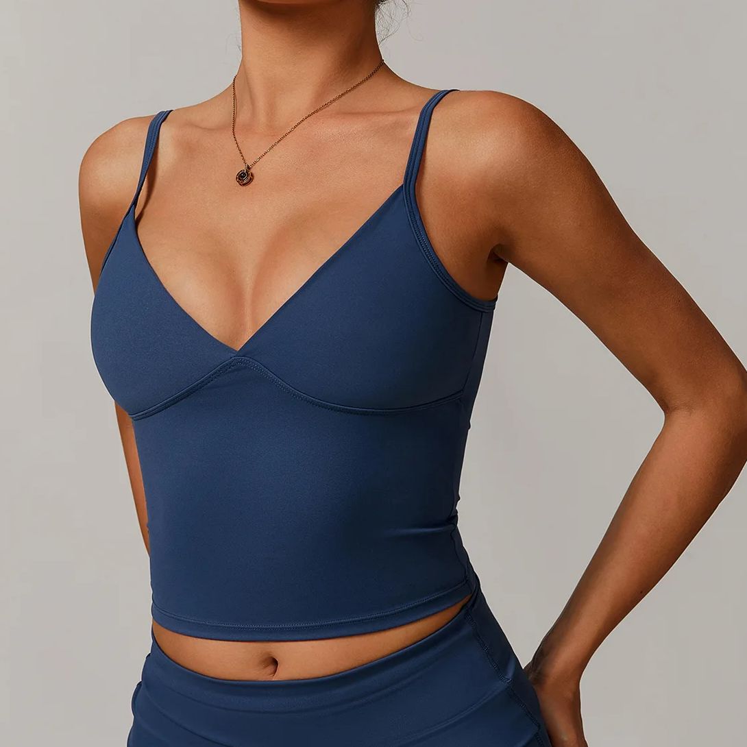 Breathable Sports Bra Fitness  - Crop Top Crochet avaliação e preço
