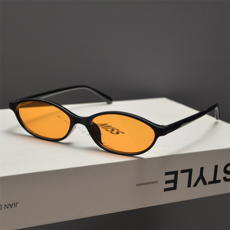 New Retro Oval Cat Eye Sunglas - Sunglasses Cat Eye avaliação e preço