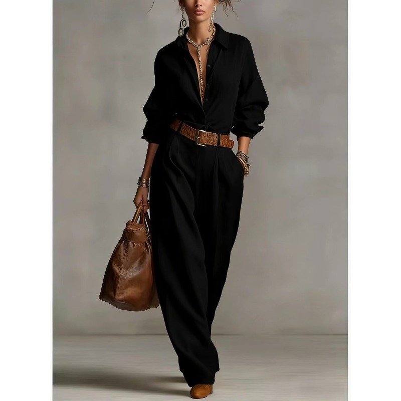 Spring Summer Temperament Soli - Linen Pant Wide avaliação e preço