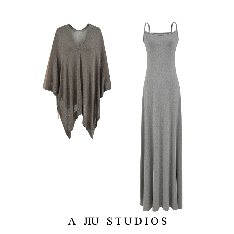 Elegant Slimming Knitted Linen - Linen Dress Wrap avaliação e preço