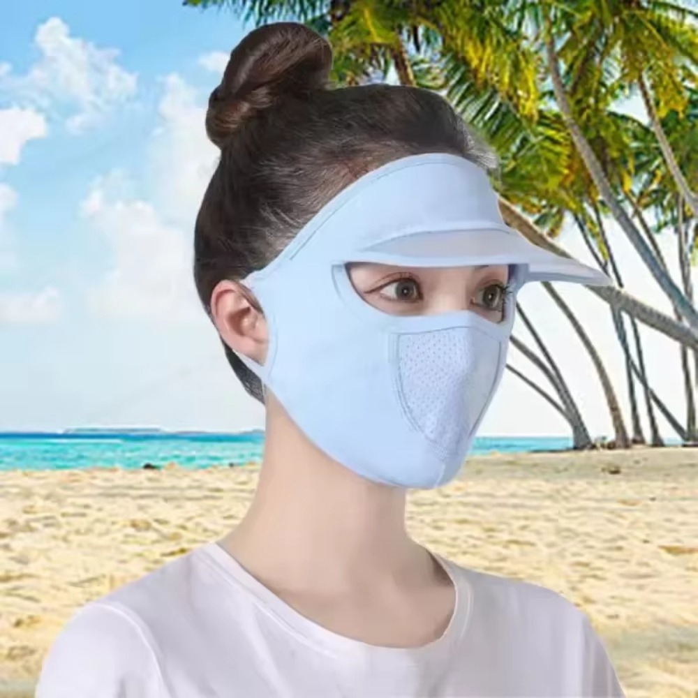 Ice Silk Mask for Outdoor Cycl - Headband Summer Knit avaliação e preço