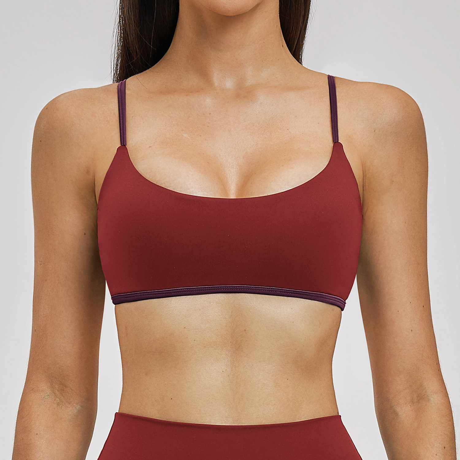 Sexy Women Sports Bra Push Up  - Bralette Triangle Set avaliação e preço