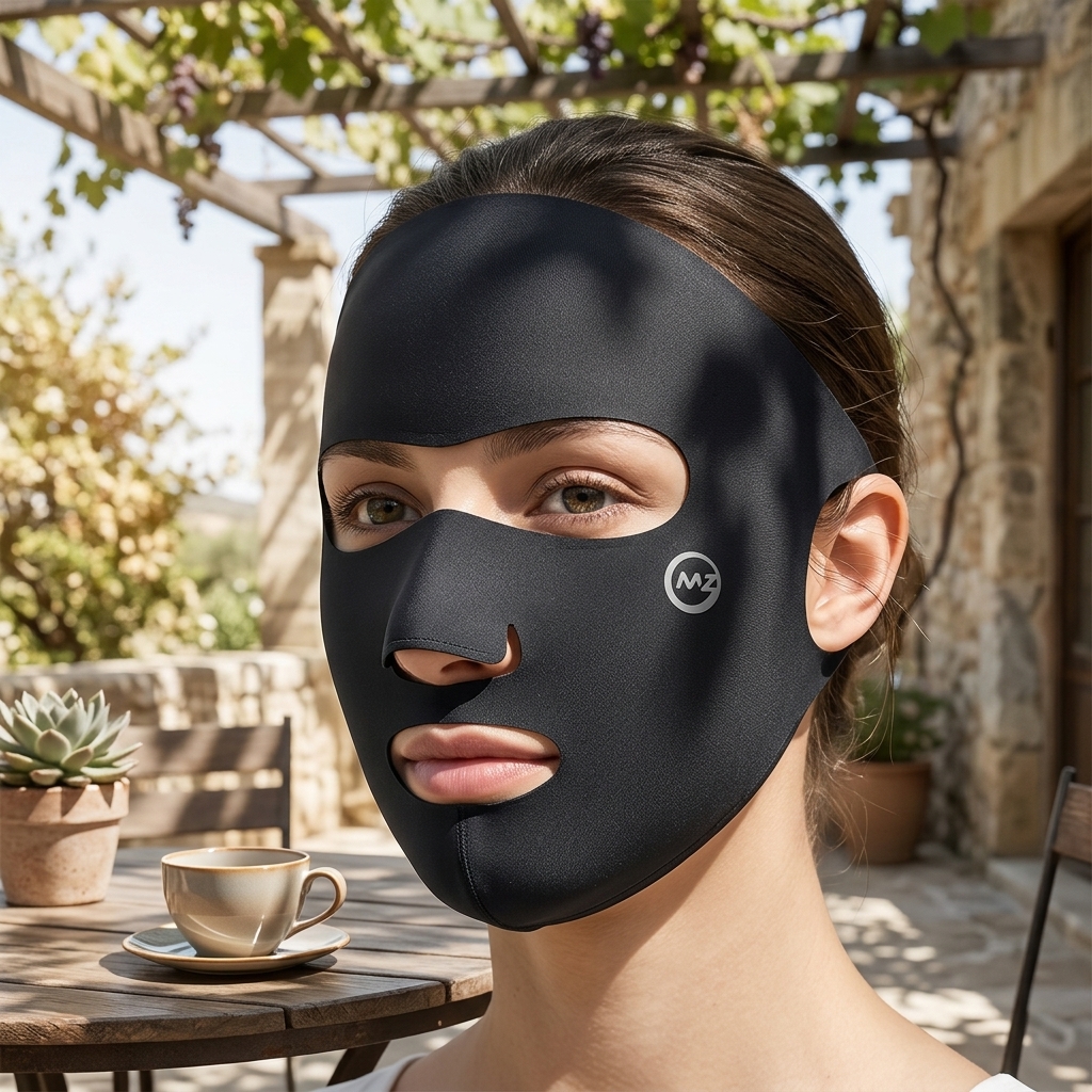 Ice Silk Sun Protection Mask F - Headband Summer Knit avaliação e preço