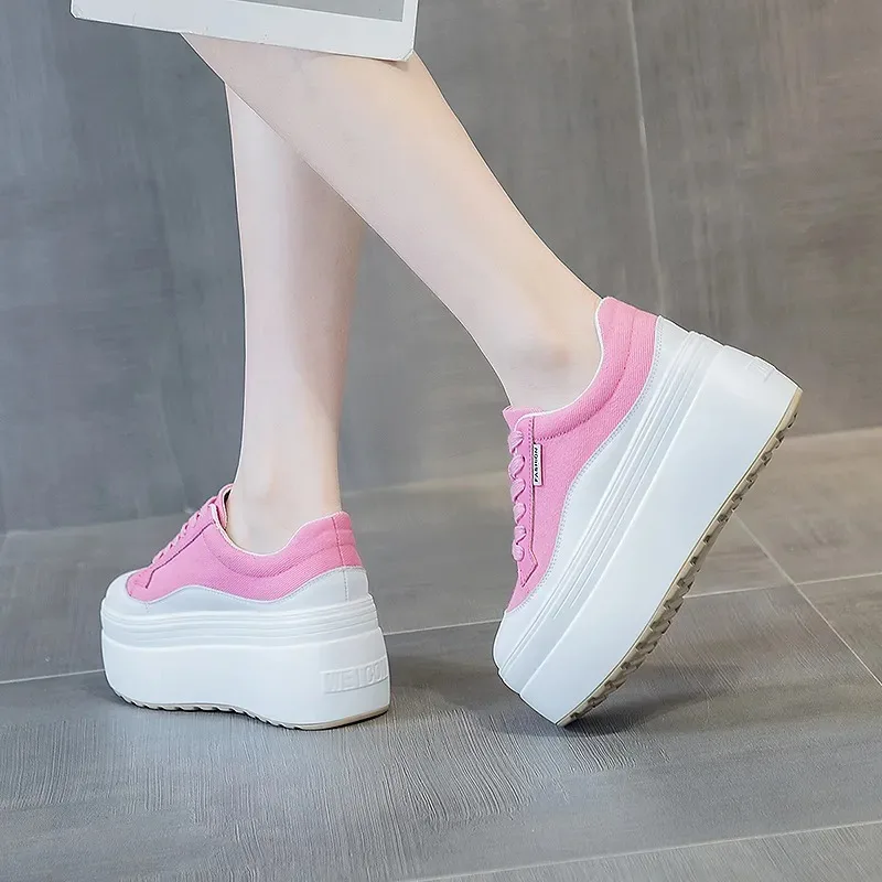 8cm New Canvas Genuine Leather - Wedge Espadrille Women avaliação e preço