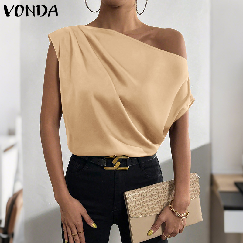 Plus Size 5XL VONDA Women Blou - Blouse Off Shoulder avaliação e preço