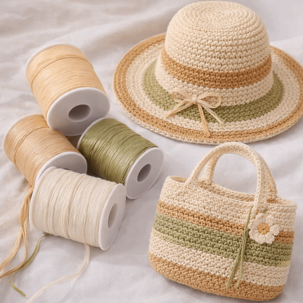 High Quality Premium Quality 1 - Crochet Bag Raffia avaliação e preço