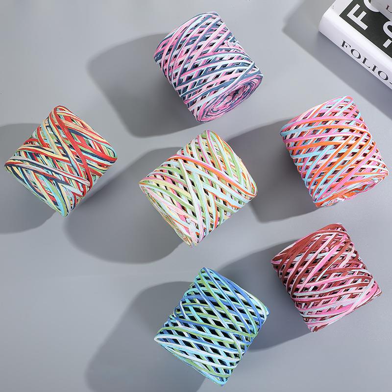 200M Raffia paper rope Straw Y - Crochet Bag Raffia avaliação e preço