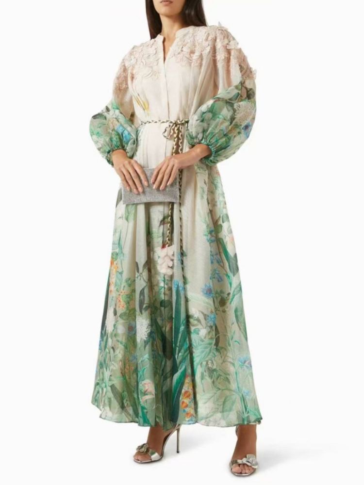 Elegant Maxi Dress for Women V - Linen Dress Wrap avaliação e preço
