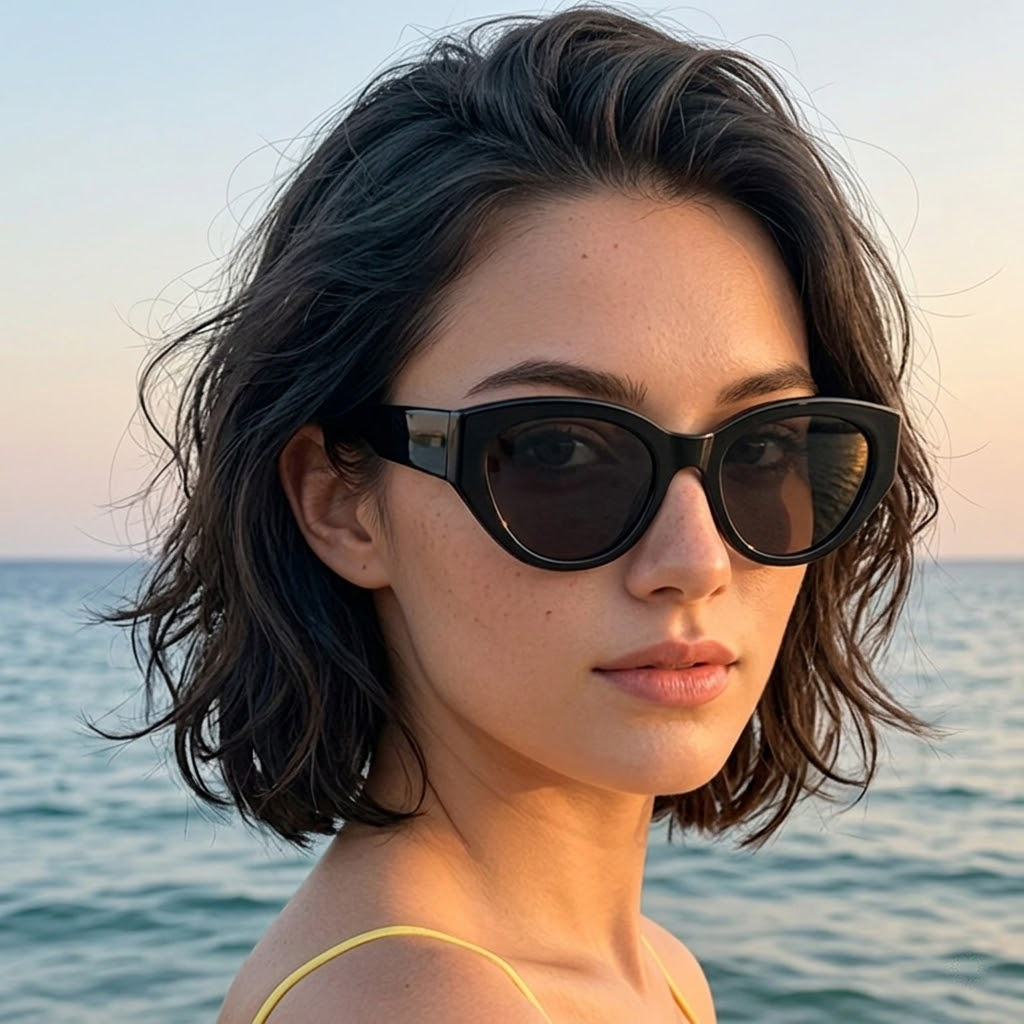 Women Men Classic Cat-Eye Pola - Sunglasses Cat Eye avaliação e preço