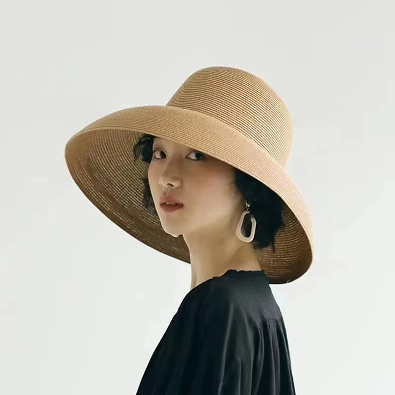 Floppy Wide Brim Summer Beach  - Hat Floppy Wide avaliação e preço