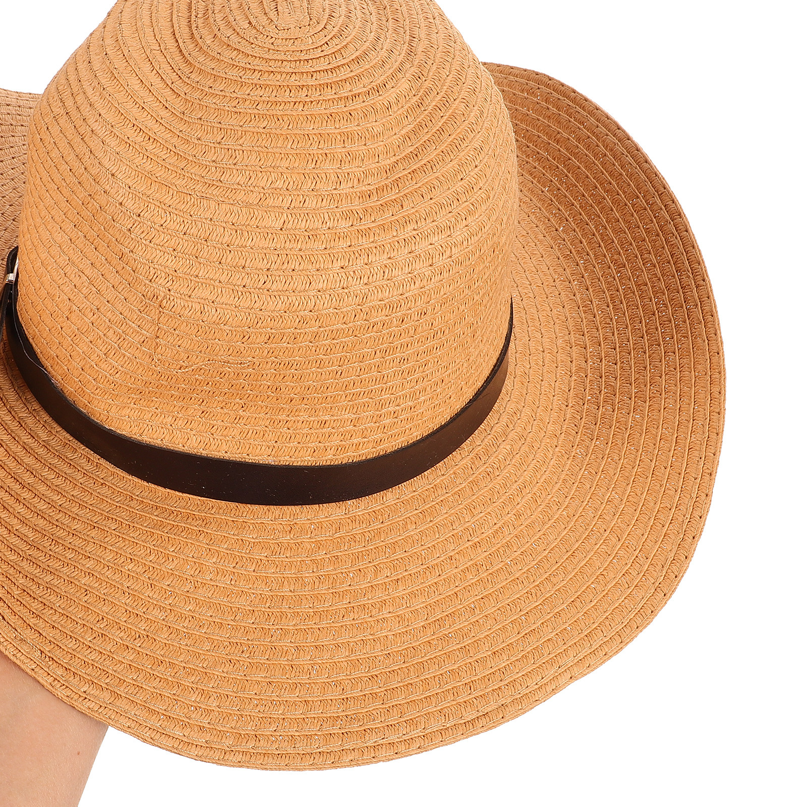 Men Wide Brim Straw Sun Hat Kh - Hat Floppy Wide avaliação e preço