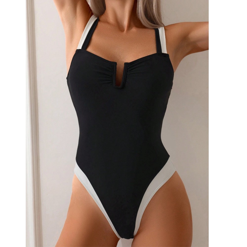 2026 Bikini Woman Tankini Deep - Swimsuit Bikini Ruched avaliação e preço