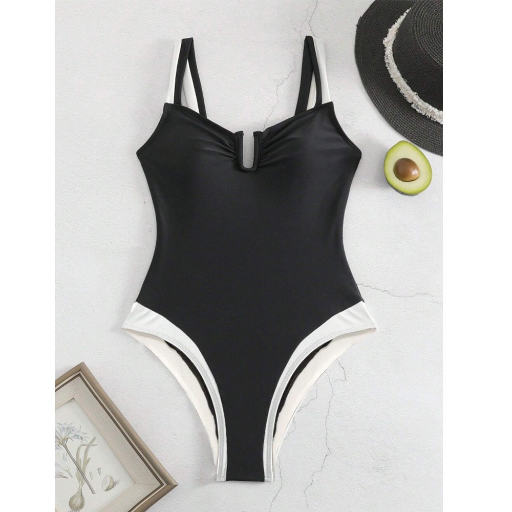 2026 Bikini Woman Tankini Deep - Swimsuit Bikini Ruched avaliação e preço