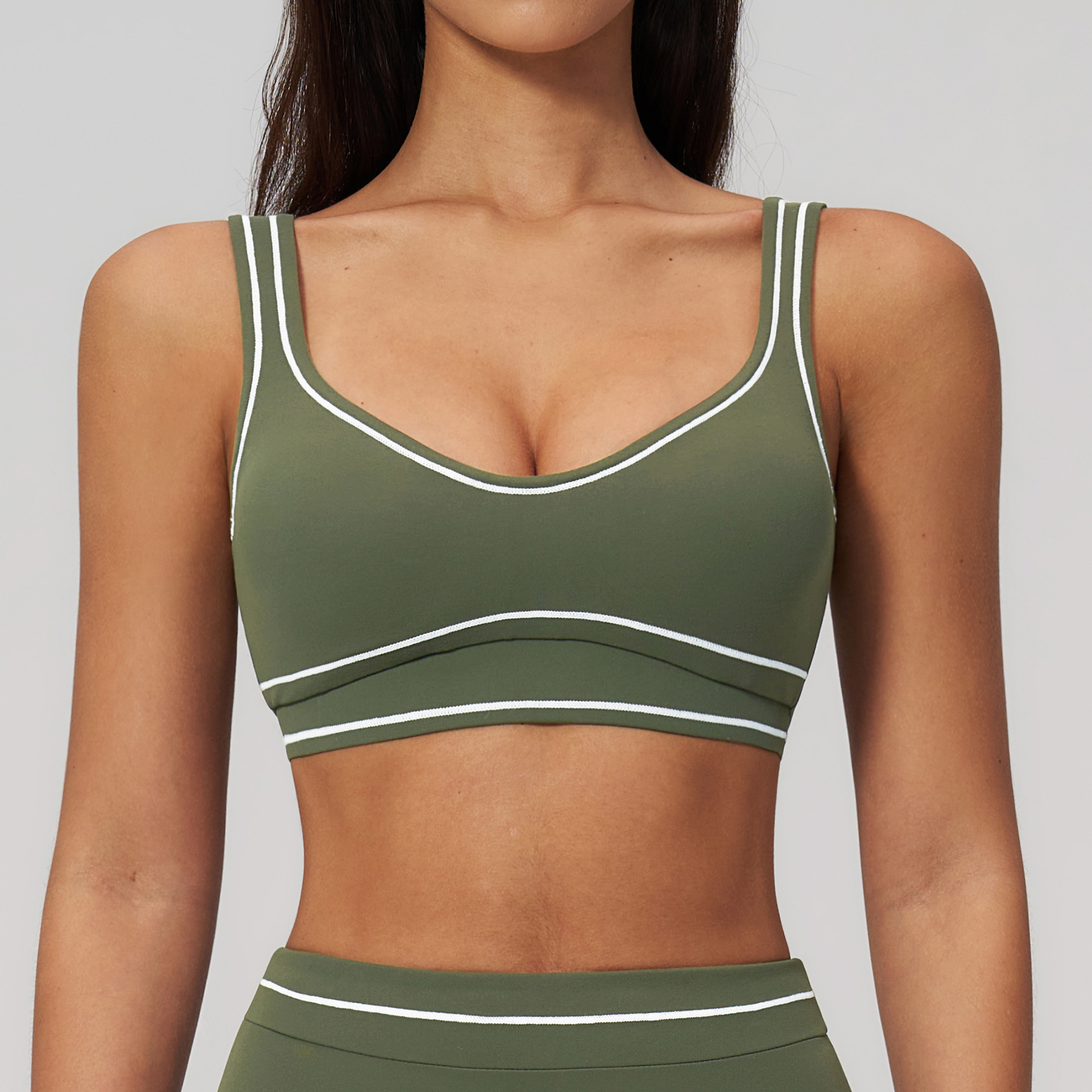 2026 Yoga Bra Women Sports Bra - Bralette Triangle Set avaliação e preço