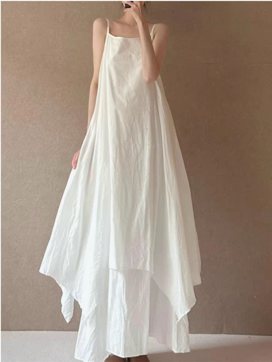 Stylish Large Size Cotton Line - Linen Dress Wrap avaliação e preço
