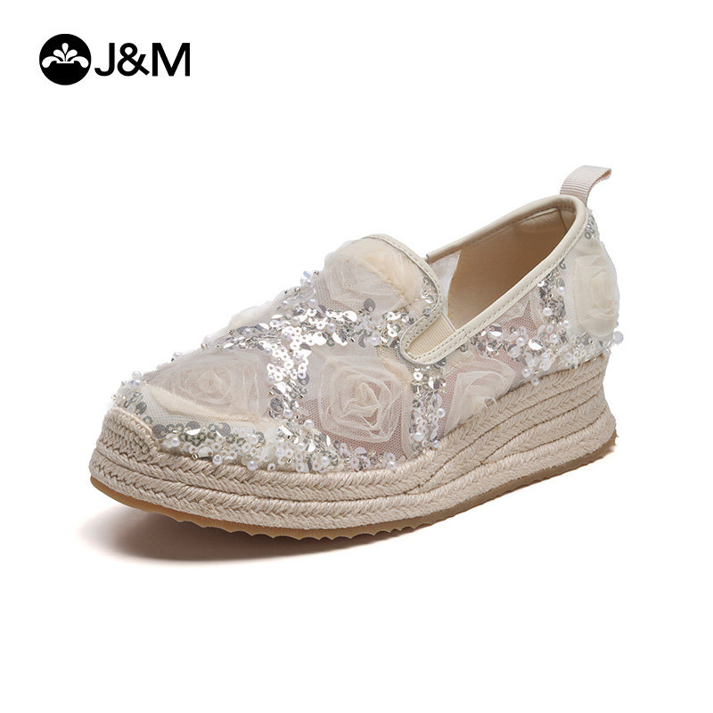 2026 J&M Women Wedges Fashion  - Wedge Espadrille Women avaliação e preço