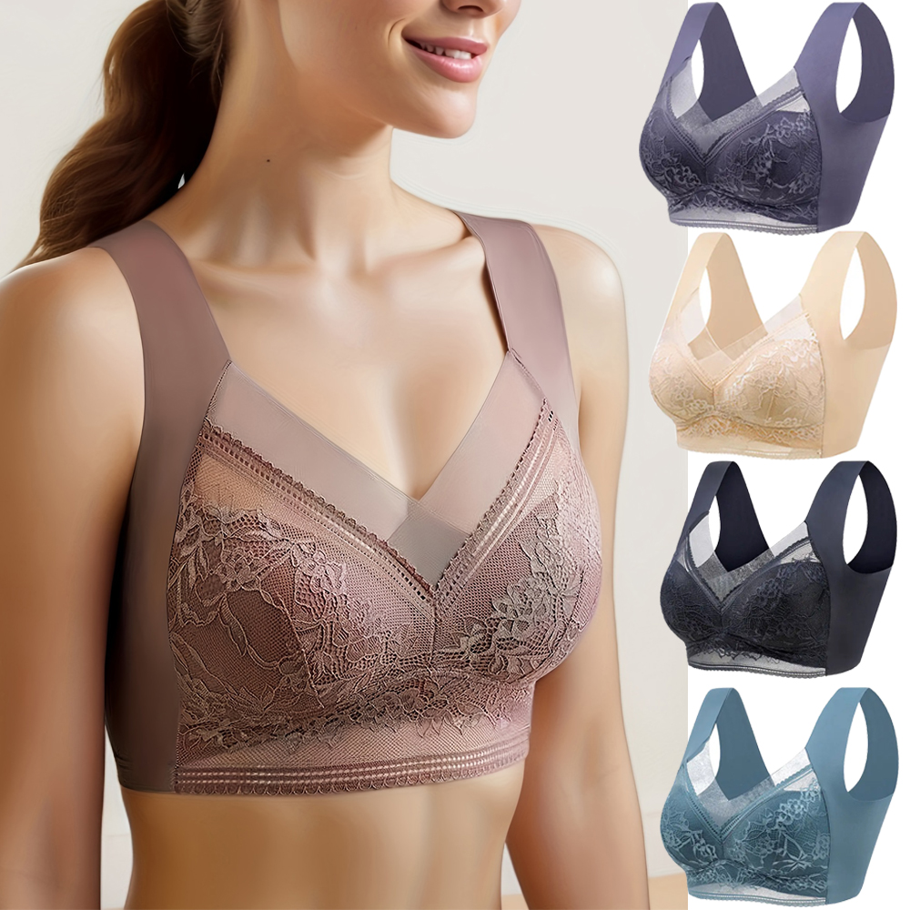 L-6L Women Large Bra Push Up I - Bralette Triangle Set avaliação e preço