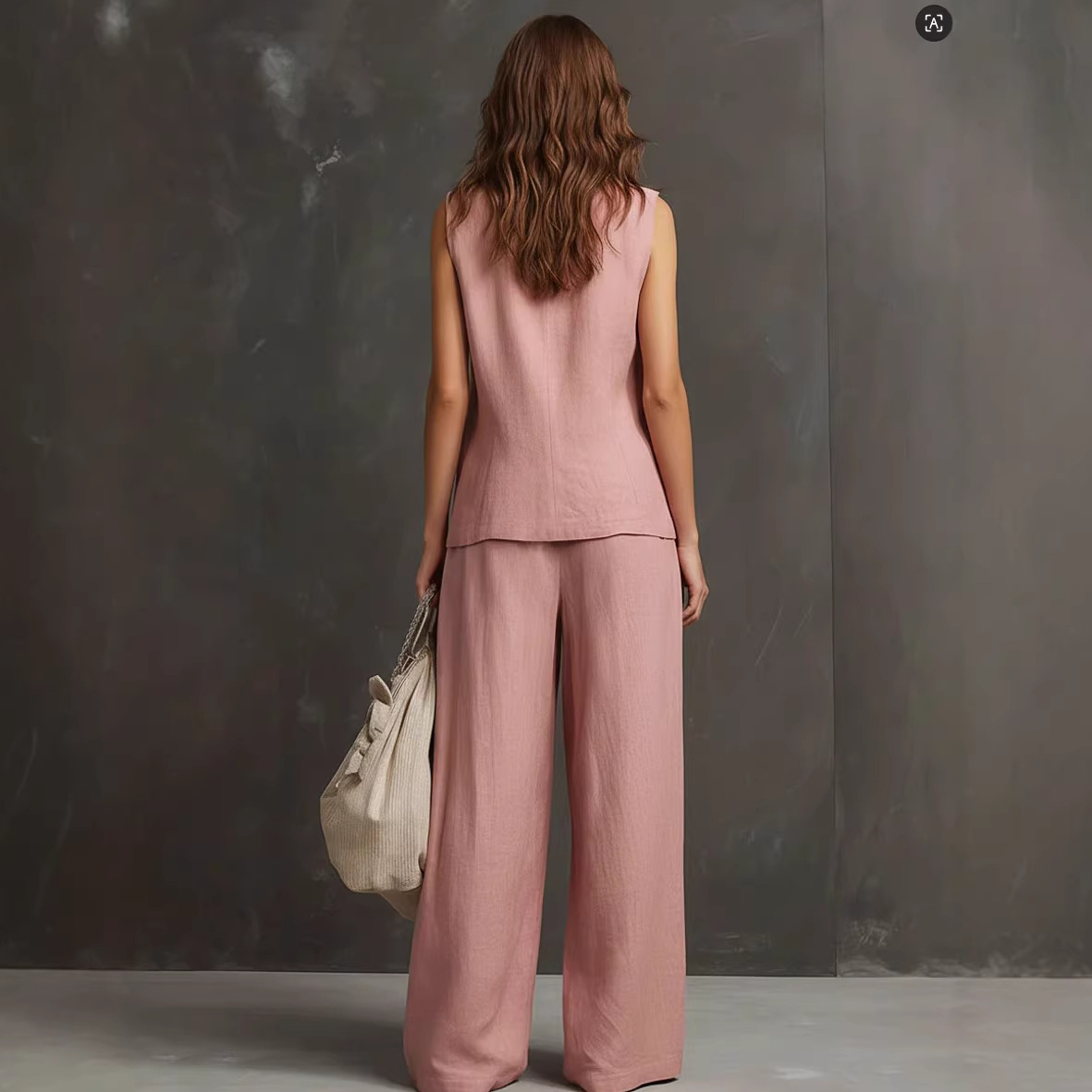 2026 summer women's clothing l - Linen Pant Wide avaliação e preço