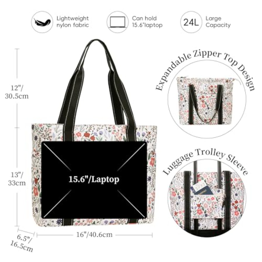 Tote Bag for Women with Laptop - Tote Bag Beach avaliação e preço