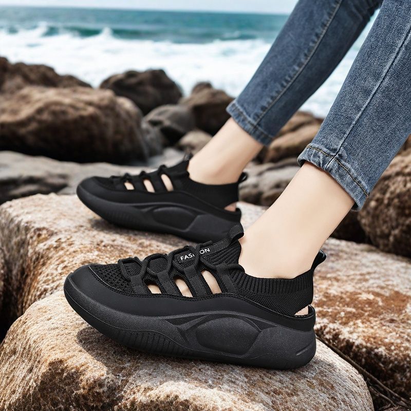 Women's Openwork Breathable Ov - Wedge Espadrille Women avaliação e preço
