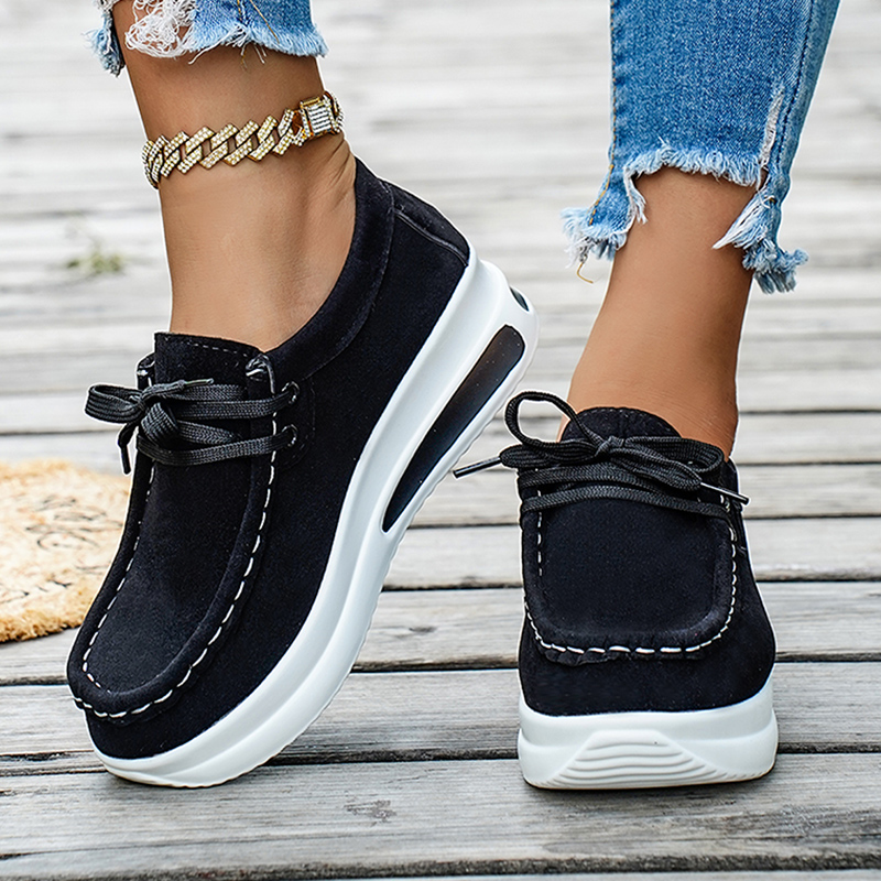 Basic Color Platform Loafers f - Wedge Espadrille Women avaliação e preço