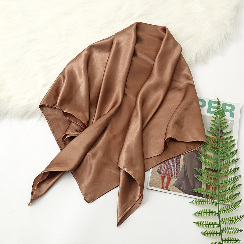 90cm Solid Colors Neckerchief  - Headband Summer Knit avaliação e preço